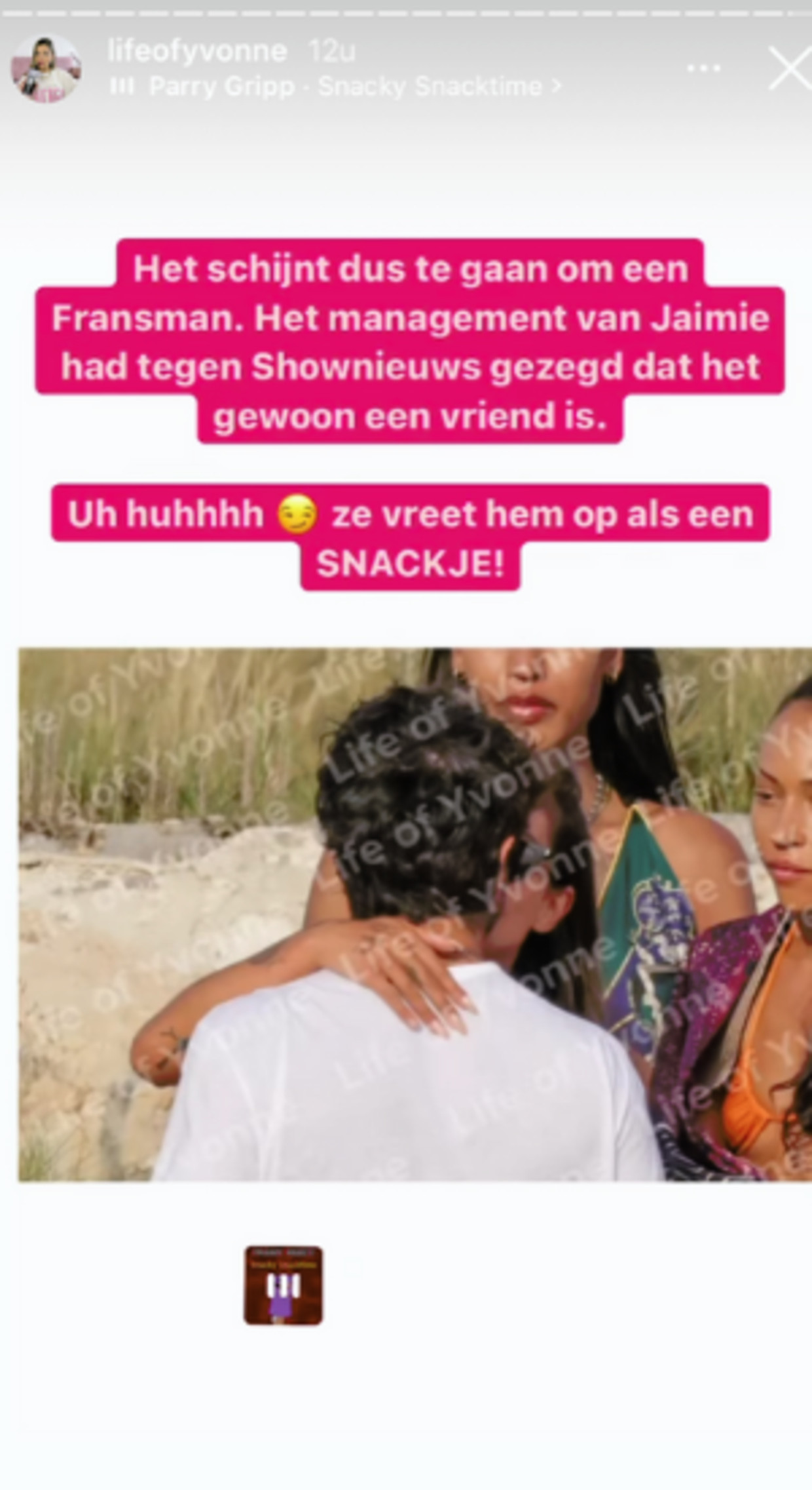 Jaimie Vaes gespot met nieuwe liefde op Ibiza