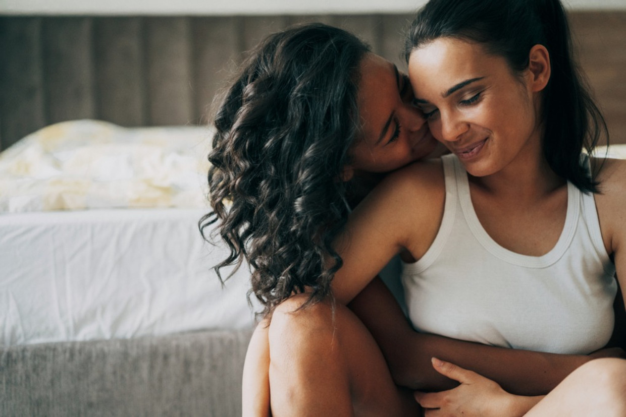 Eerste keer Bi Vrouwen Volwassen Foto's Hq