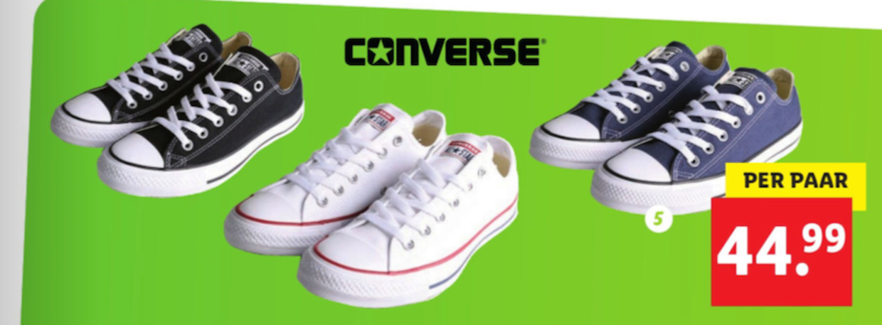 Converse sneakers outlet aanbieding